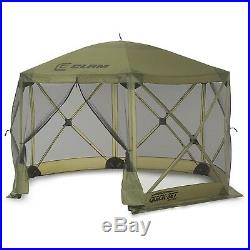 Clam Quick Set Escape Portable Camping Outdoor Gazebo Canopy Shelter (2 Pack)