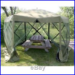 Clam Quick Set Escape Portable Camping Outdoor Gazebo Canopy Shelter (2 Pack)