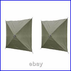 Clam Quick Set Escape Portable Canopy Shelter + Wind & Sun Panels (2 pack)