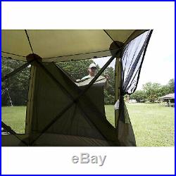 Clam Quick Set Escape Portable Canopy Shelter + Wind & Sun Panels (4 pack)