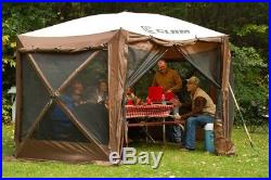 Clam Quick Set Pavilion 9882 Portable Camping Outdoor Gazebo Canopy Screen