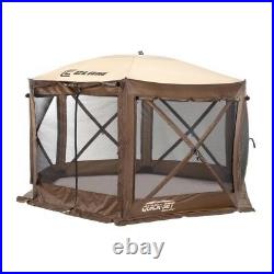 Clam Quick Set Pavilion Portable Camping Outdoor Gazebo Canopy Shelter (2 Pack)