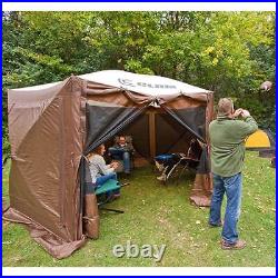 Clam Quick-Set Pavilion Portable Outdoor Gazebo Canopy Shelter Screen Open Box