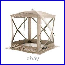 Clam Quick-Set Traveler Portable Outdoor Screened Canopy Shelter, Tan (2 Pack)