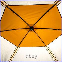 Clam Quickset Pavilion Camper 10' x 10' 8 Person Pop Up Canopy, Brown (Used)