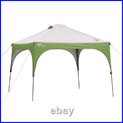 Coleman 10' X 10' Outdoor Canopy Sun Shelter Tent with Instant Setup, Green