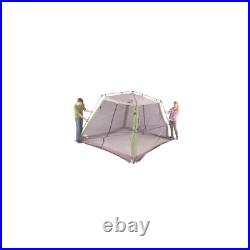 Coleman 10 X 10 Screened Canopy Sun Shelter Tent with Instant Setup, White