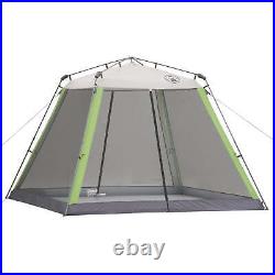 Coleman 10 X 10 Screened Canopy Sun Shelter Tent with Instant Setup White USA