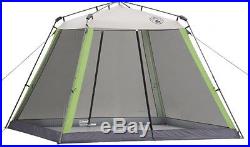 Coleman 10'x10' Instant Canopy Screen House Sun Shade Camping Beach Sporting NEW