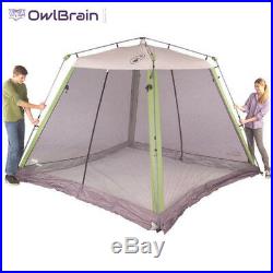 Coleman 10'x10' Instant Canopy/Screen House Waterproof Camping Screenhouse Tent