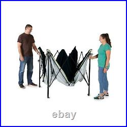Coleman 10' x 10' Instant Outdoor Sun Shelter Canopy with UV Resistant, Black
