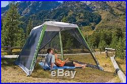Coleman 10 x 10 Instant Screened Shelter Canopy Tent Camping Sun Beach Gazebo