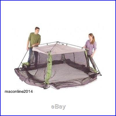 Coleman 10 x 10 Instant Screened Shelter Portable Camping BBQ Deck Patio Pool