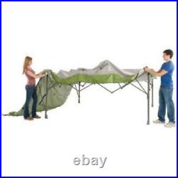 Coleman 10' x 10' Instant Straight Leg Canopy Gazebo with Added Swing Wall 100