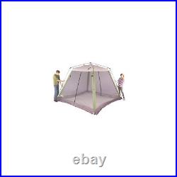 Coleman 10 x 10 Screened Canopy Sun Shelter Tent with Instant Setup White USA