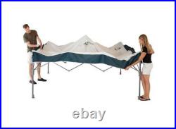 Coleman 10' x 10' Straight Leg Instant Canopy 100 sq. Ft Outdoor Shelter with Bag