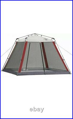 Coleman 10x10 Instant Canopy Screen House Shade Tent Beach Camping Game Picnic