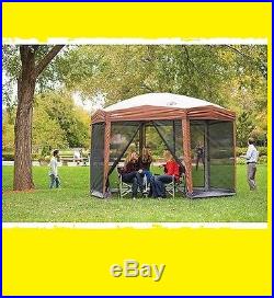 Coleman 12-by-10-foot Hex Instant Screened Canopy/Gazebo New Free Shipping
