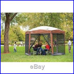 Coleman 12 ft. Instant Pavilion Portable Outdoor Gazebo Canopy Shelter Screen
