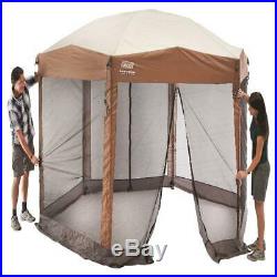 Coleman 12 ft. Instant Pavilion Portable Outdoor Gazebo Canopy Shelter Screen