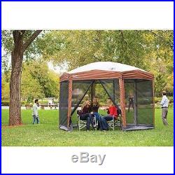 Coleman 12 x10 ft Hex Instant Screened Canopy/Gazebo