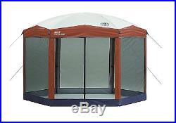 Coleman 12' x 10' Instant Screened CANOPY, Two Room Hexagon SCREENED TENT