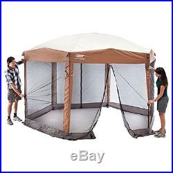 Coleman 12 x 10 Instant Screened Canopy Screen House Camping Tent Shelter Shade