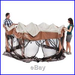 Coleman 12 x 10 Instant Screened Canopy Tent Shade Mosquito Bug Net Sun Easy Up