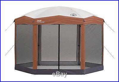 Coleman 12' x 10' Instant Shelter W/ Screen Walls Tent Camping Outdoor Canopy