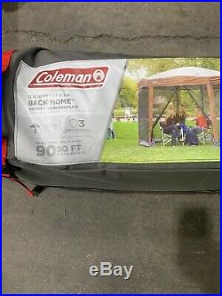 Coleman 12 x 10 Screened Canopy Tent with Instant Setup Back Home Screenhouse
