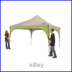 Coleman 12' x 12' Straight Leg Instant Canopy Gazebo 144 Sq ft Coverage Outdoor