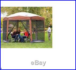 Coleman 12x10 Hex Instant Screened Canopy Gazebo Outdoor Party Tent Patio NEW