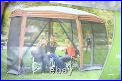 Coleman 12x10 Screened Canopy Tent withInstant Setup Back Home Screenhouse -(S1)
