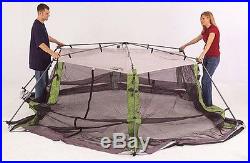 Coleman 15 X 13 Instant Screened Shelter Canopy Backyard Camping Sporting New