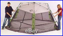 Coleman 15 X 13 Instant Screened Shelter Canopy Backyard Camping Sporting New