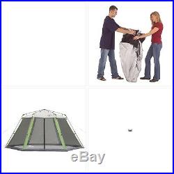 Coleman 15' x 13' Straight Leg Instant Screened Shelter (195 sq. Ft Coverage)