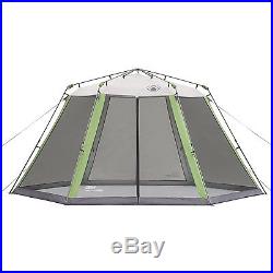 Coleman 15x13 Instant Canopy Screen House Picnic Camping Tent Pop Up Shelter New