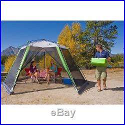 Coleman 15x13 Instant Canopy Screen House Picnic Camping Tent Pop Up Shelter New