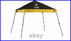 Coleman 2000018053 10 x 10 Portable Instant Wide Base Shelter Canopy Army Strong