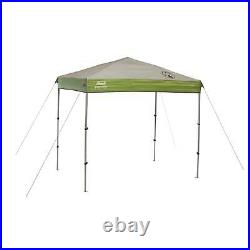 Coleman 7 X 5 Ft. Lightweight 2-Way Roof Vents Instant Beach Camp Canopy, Green