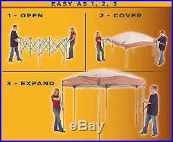 Coleman Back Home 12 x 10 ft. Outdoor Hex Instant Screened Canopy Patio Gazebo
