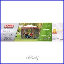 Coleman Back Home 12x10' Instant Screen House Hexagon Canopy 2000028003 (Used)