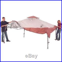 Coleman Camping Tailgating BBQ Eaved Instant Canopy Shelter 13x13' (Open Box)