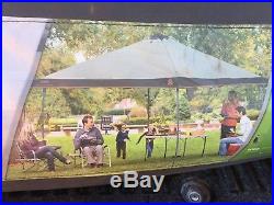 Coleman Camping Tailgating Backyard BBQ Eaved Instant Canopy Shelter 13' x 13