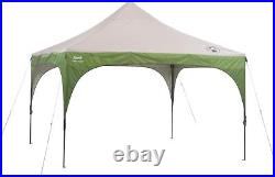 Coleman Canopy Sun Shelter + Wheeled Carry Bag Sets Up in About 3 Mins 12x12ft