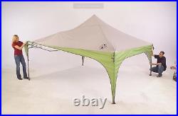 Coleman Canopy Sun Shelter + Wheeled Carry Bag Sets Up in About 3 Mins 12x12ft