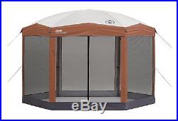 Coleman Hex Instant Screened Shelter Canopy Patio Outdoor Pop Tent Beach Screen