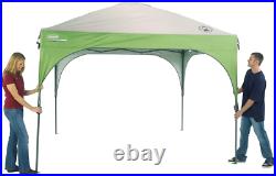 Coleman Instant Beach Canopy 10 x 10 Feet UV Guard 2 Way Roof Vents Carry Bag