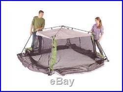 Coleman Instant Canopy 10 x 10 Screen House For Camping Tent Mosquito Protection