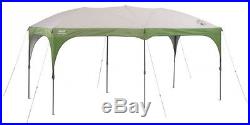 Coleman Instant Canopy 16x18 Tent Sun Shelter Shade Outdoor Camping UV Carry Bag